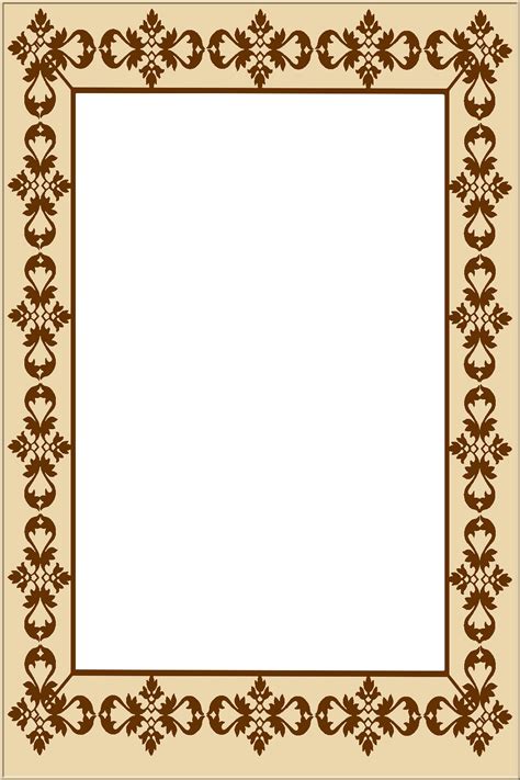 Bingkai Batik Vector Png