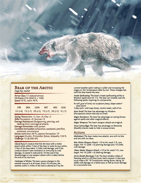 Frosty Encounters In The Arctic — Dnd Unleashed A Homebrew Expansion