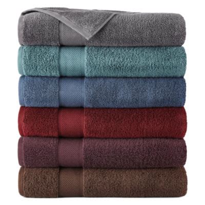 Jcpenney home quick dri textured solid bath towels. Liz Claiborne® MicroCotton® Bath Towels - JCPenney