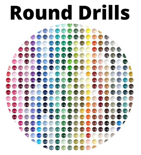 5d Diamond Painting Drills Wholesale Dmc 447 Colors Full Squareround