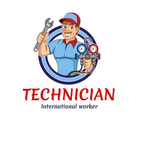 Copy Of Technician Logoplumber Logonft Technician Postermywall