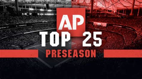 College Football Rankings 2018 Projecting The Ap Preseason Poll Top 25