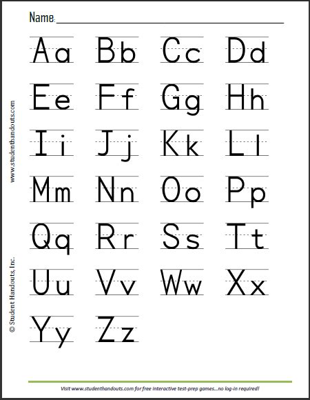Pin By Sandy Spaulding On Kiddos Printable Alphabet Worksheets