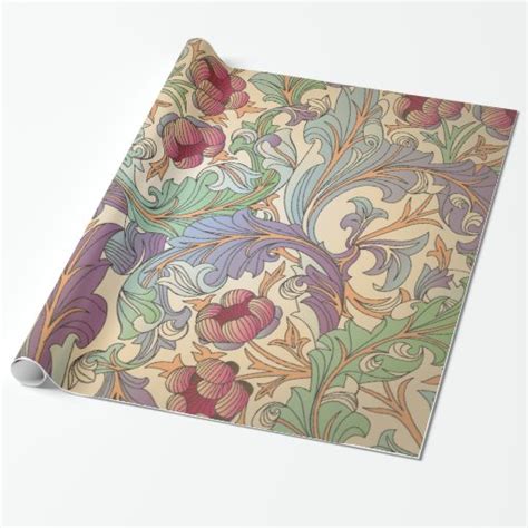 Victorian Floral 1 Wrapping Paper Zazzle