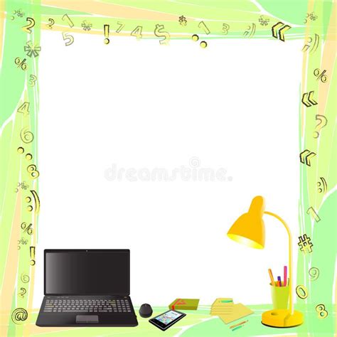 Computer Frame Border Stock Illustrations 13649 Computer Frame