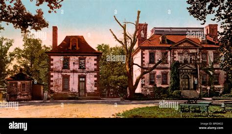 Mt Pleasant Benedict Arnolds Mansion Philadelphia Circa 1900 Stock