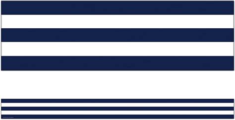 Navy Blue And White Stripes Straight Border Trim 5289