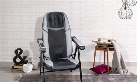 Adjustable Folding Shiatsu Massage Chair With Heat Mode And