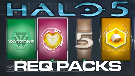 Halo 5 Guardians First Req Pack Opening Premium Gold Hcfp Packs