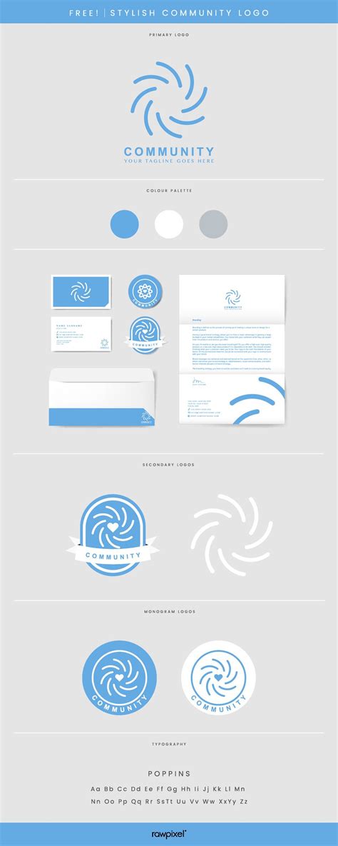 Download Free Community Logo And Corporate Identity Vector Set At