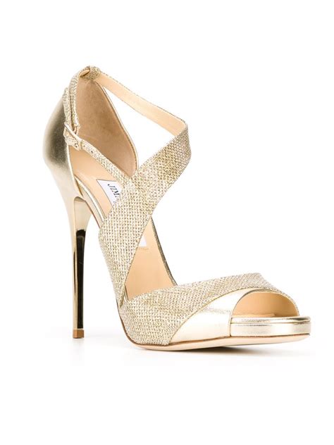 Widest selection of new season & sale only at lyst.com. Lyst - Jimmy Choo 'Tyne' Sandals in Metallic