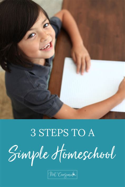 3 Steps To A Simple Homeschool Homeschool Homeschool Writing Prompts