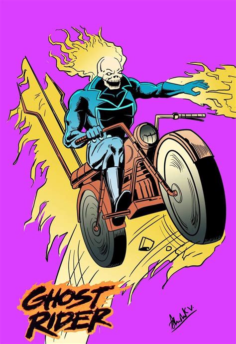 Ghost Rider Fan Art Comic Book Cover Ghost Rider Fan Art