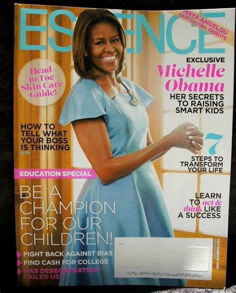 Essence Magazine August 2014 ~ On The Cover Michelle Obama Michelle Obama Michelle And