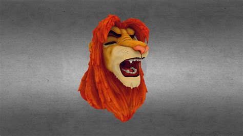 Simba The Lion King 3d Model By Felipecosta D13a34e Sketchfab
