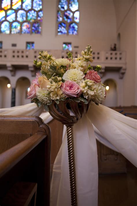 I Like The Idea Of Draping Going Down The Pews In The Aisle With