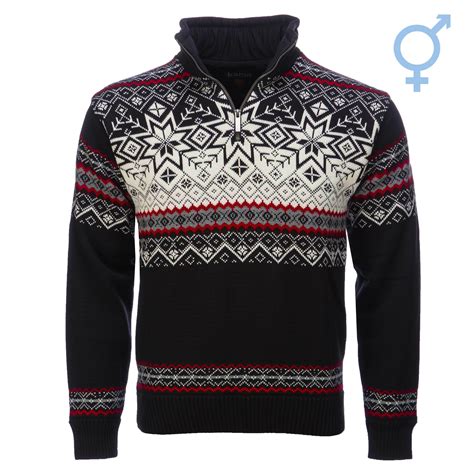 Kama Windstopper Pullover Ski Sweater Unisex Black