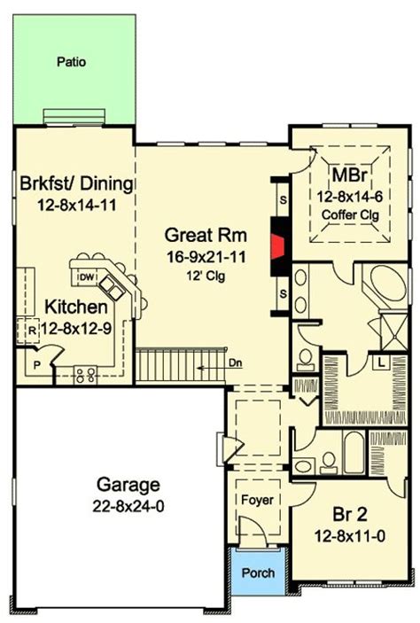 Plan 57331ha Adorable Two Bedroom Cottage Cottage House Plans How