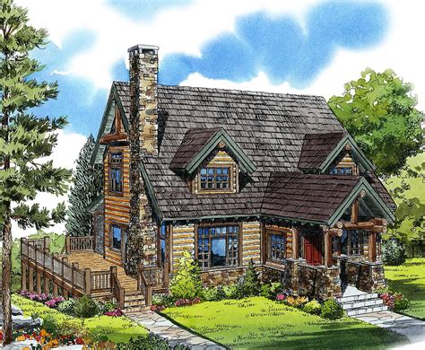 Mountain Cabin 11545kn Architectural Designs House Plans