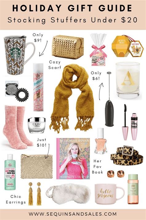 Holiday Gift Guide Stocking Stuffers Under 20 Sequins Sales
