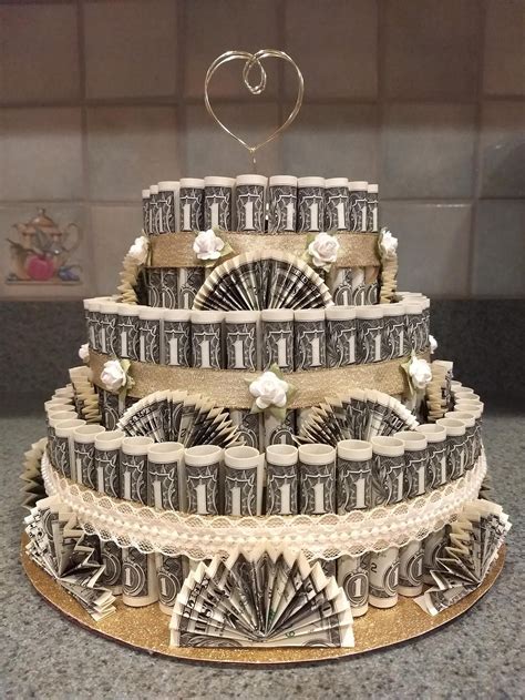 Money Cake 3 Tier Wedding T Graduation T Birthday Etsy In 2020