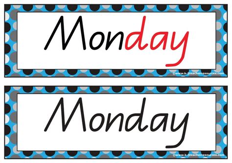 Days Of Week Clipart Clip Art Library