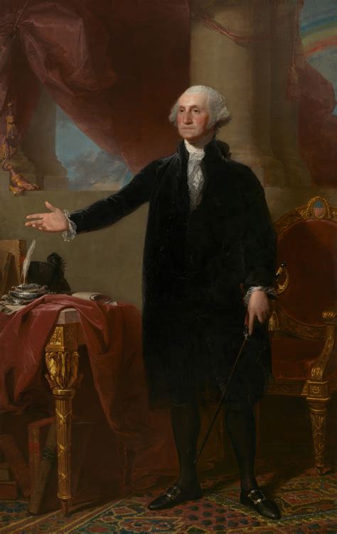 George Washington Lansdowne Portrait National Portrait Gallery