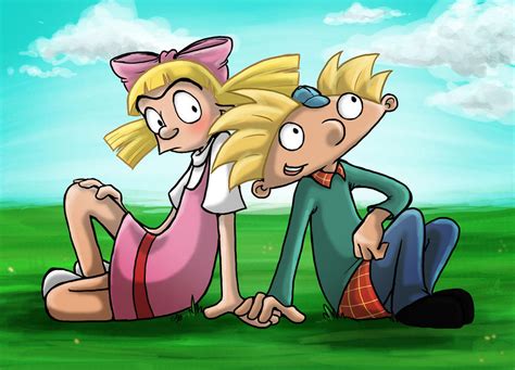 arnold and helga by cowgirlem on deviantart