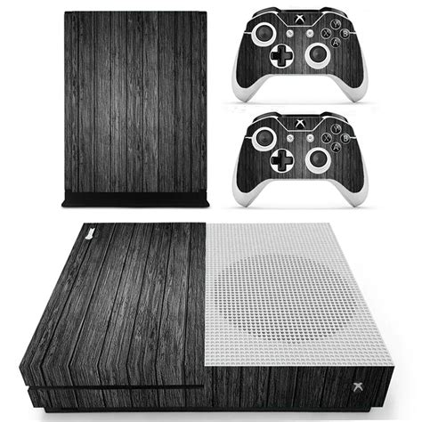 Grey Wood For Xbox One S Skin Sticker Protector For Microsoft Xbox One
