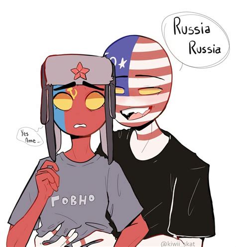 Countryhumans Country Humans Countryhumans Russia X America Country