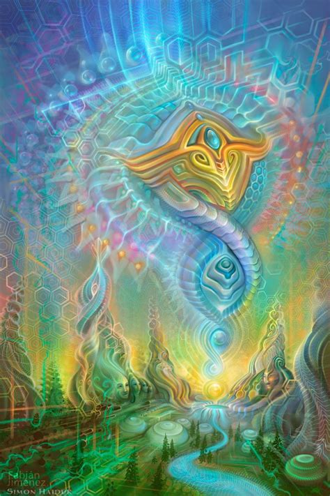 Spirit Rising By Simonhaiduk2 Psychedelic Art Spiritual Art