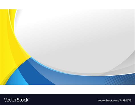 Abstract Yellow Blue Background Royalty Free Vector Image