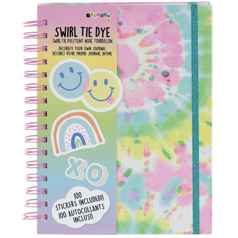 Swirl Tie Dye Decorate Your Own Journal Funky Fish Trinidad