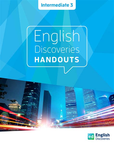 Intermediate 3 Handout English Discoveries Handouts Intermediate 3