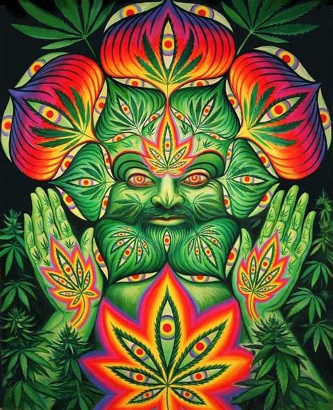 Insane Project Psychedelic Art Weed This
