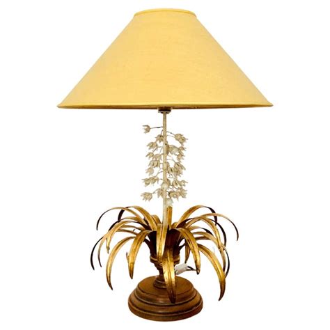 Gilded Italian Hollywood Regency Table Lamp By Hans Kögl For Sale At