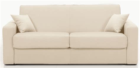 Le canapé convertible est un meuble deux en un qui sert de canapé transformable en lit. Canapé convertible Bultex 3 places Cuir Crème Stener ...