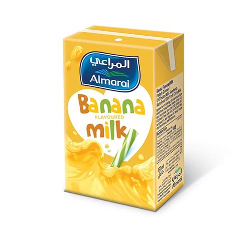 Almarai Banana Flavoured Milkshake 150ml 1 Box 2700ml Orangeisg