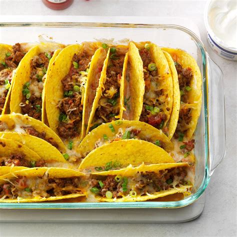 Baked Beef Tacos Recipe Taste Of Home