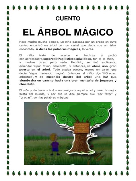 Cuento De Arbol Magico