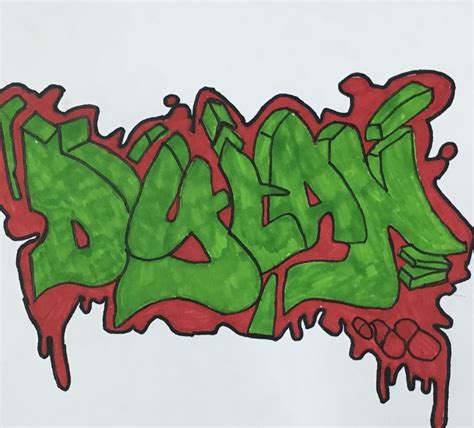 Graffiti Name Art Dylan By One Of My Students From Collins Middle