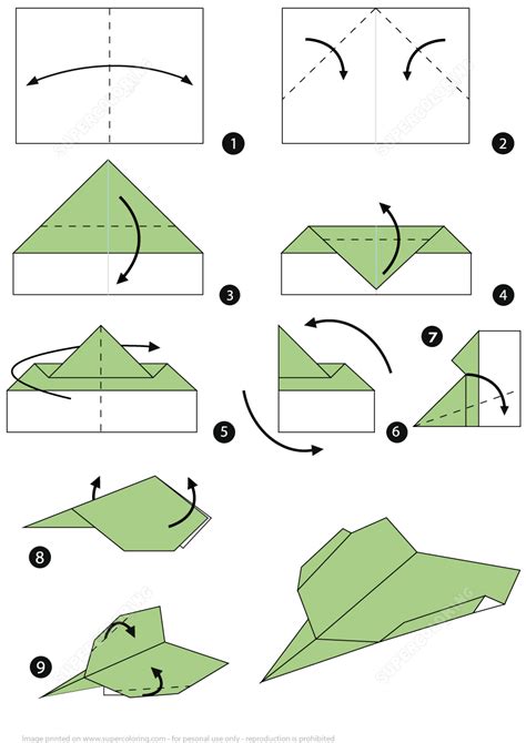 Wie Man Ein Origami Flugzeug Bastelt Mit Schritt F R Schritt Anleitung