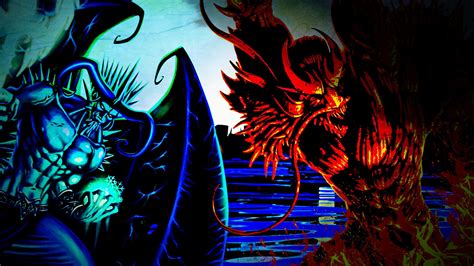 God Vs Devil Full Hd Wallpaper And Background Image