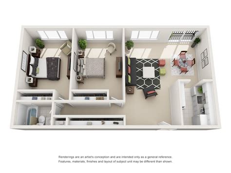 Floor Plans Of Parc View Apartments In Arlington Va