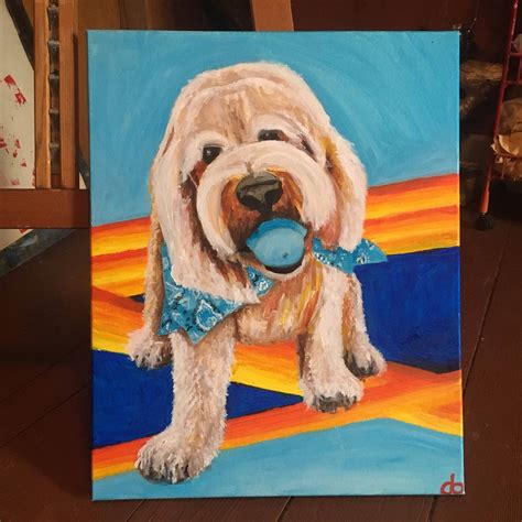 Pet Portraits Dog Art Cat Art Oil Painting Made To Order Etsy Paint