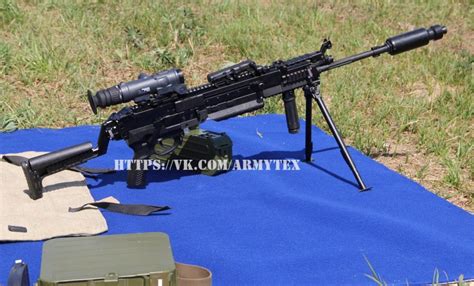 Russian Saw Tokar 2 545x39mm Belt Fed Light Machine Gun Showed Off At