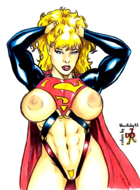 Rule 34 Arms Up Blonde Hair Blue Eyes Breasts Color Colored Dc Female