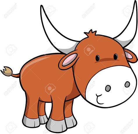 Ox Vector Illustration Royalty Free Cliparts Vectors And Stock