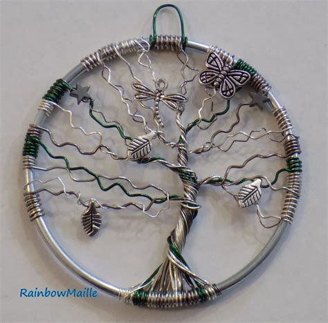 Twisted Wire Sculpture Tree Of Life Small Metal