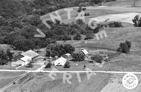 Vintage Aerial Iowa Dubuque County 1972 4 Pdu 36